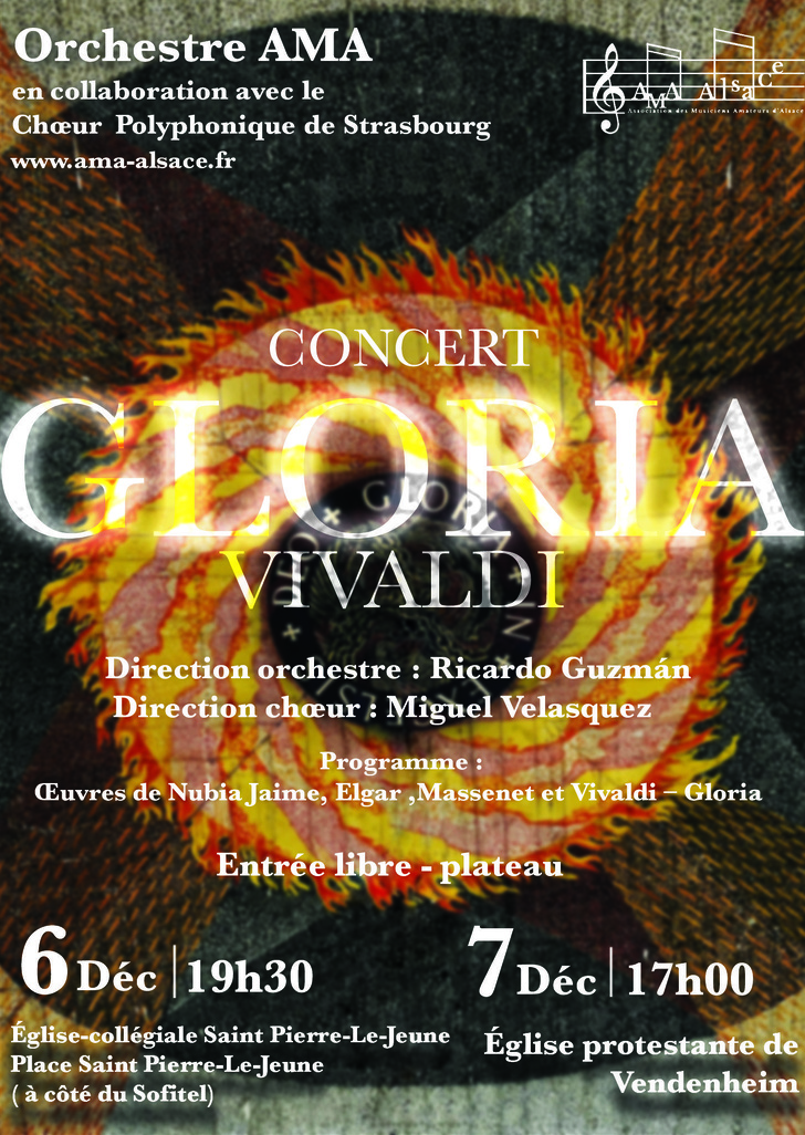 Samedi 6 décembre 2025 à 19h30 - Concert de l'orchestre AMA