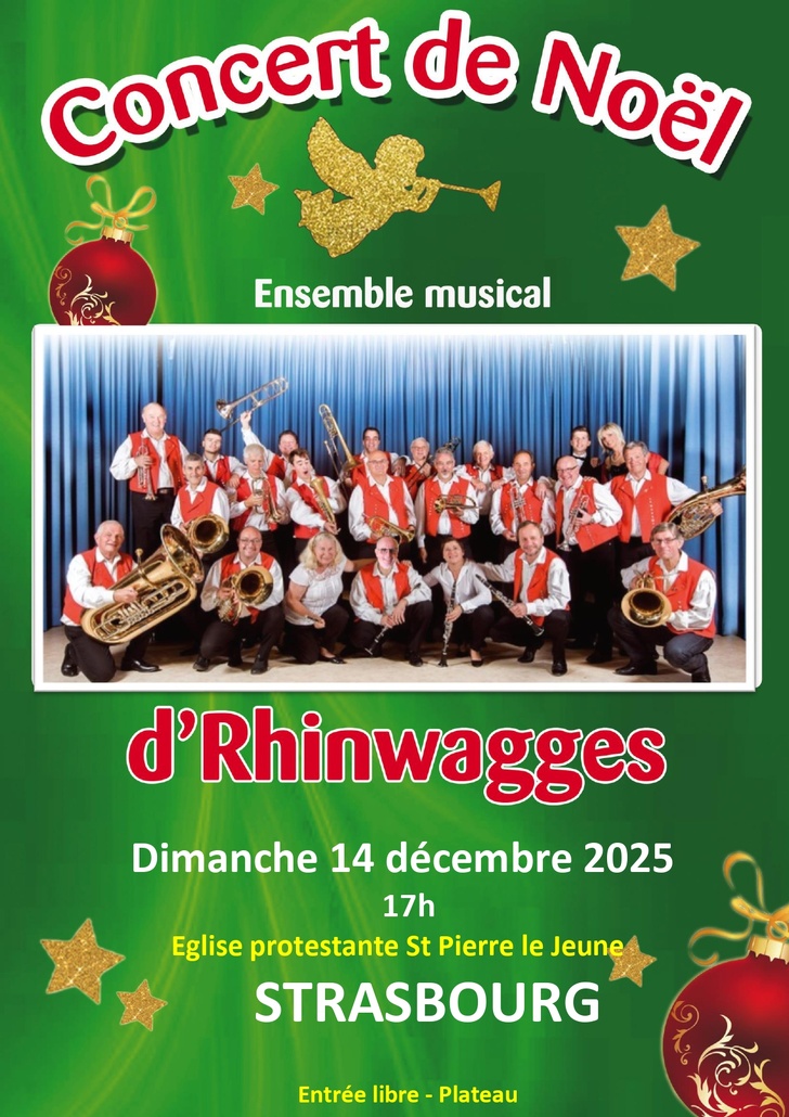 Dimanche 14 décembre - Concert Rhin'Wagges