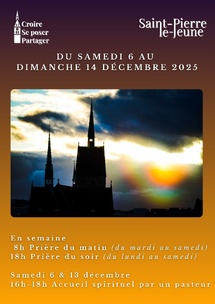 Semaine paroissiale - Du samedi 6 au dimanche 14 décembre 2025 Semaine paroissiale - Du samedi 6 au dimanche 14 décembre 2025
