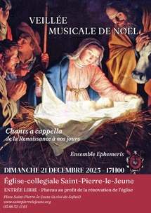 Veillée musicale - 21 décembre à 17h - Ephemeris Veillée musicale - 21 décembre à 17h - Ephemeris