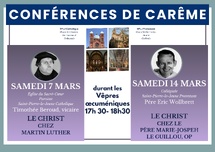 Semaine paroissiale - Du samedi 7 mars au dimanche 15 mars 2026