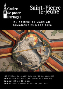 Semaine paroissiale - Du samedi 21 mars au dimanche 29 mars 2026