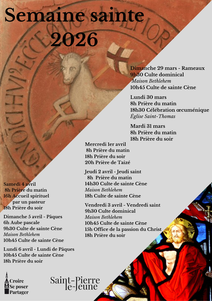 Jeudi saint - Jeudi 2 avril 2026