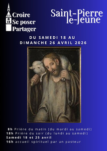 Semaine paroissiale - Du samedi 18 avril au dimanche 26 avril 2026 Semaine paroissiale - Du samedi 18 avril au dimanche 26 avril 2026