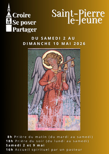 Semaine paroissiale - Du samedi 2 mai au dimanche 10 mai 2026 Semaine paroissiale - Du samedi 2 mai au dimanche 10 mai 2026