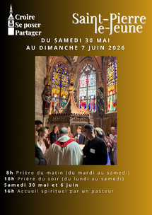 Semaine paroissiale - Du samedi 30 mai au dimanche 7 juin 2026 Semaine paroissiale - Du samedi 30 mai au dimanche 7 juin 2026