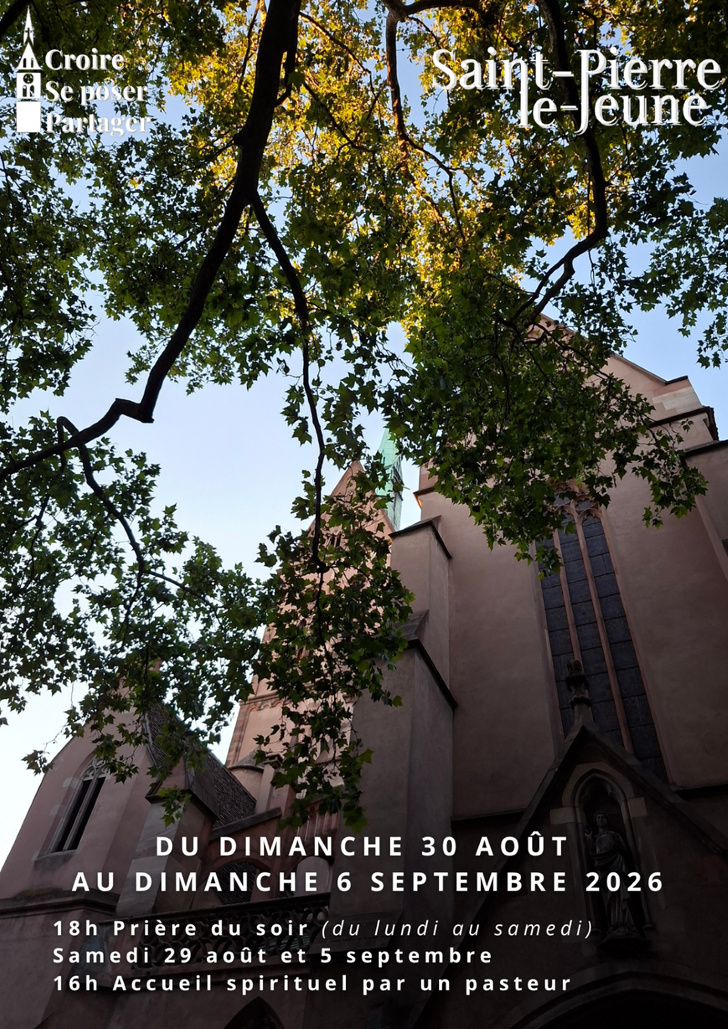 Semaine paroissiale - Du samedi 29 août au dimanche 6 septembre 2026 Semaine paroissiale - Du samedi 29 août au dimanche 6 septembre 2026