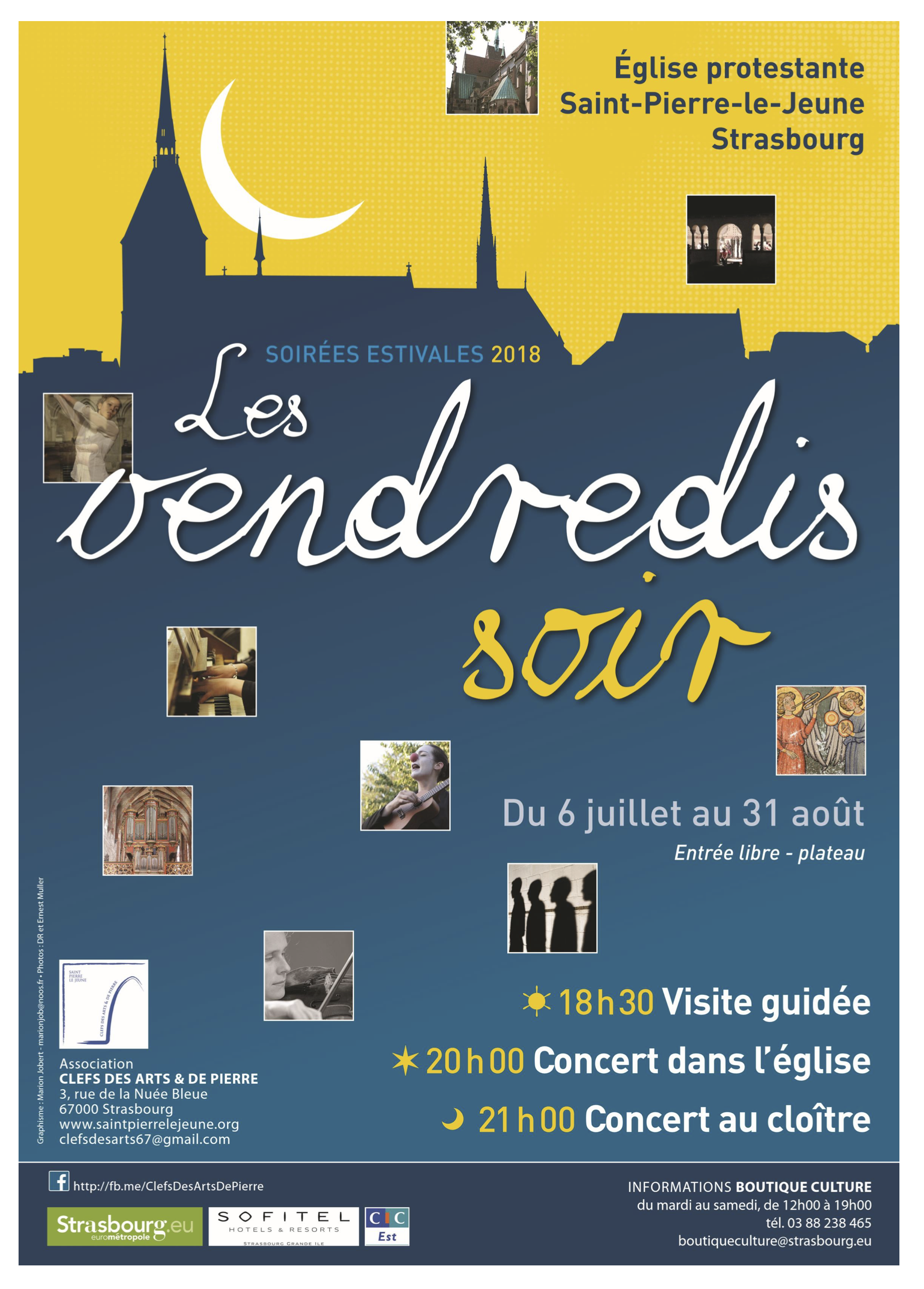 Les vendredis soir 2018 à Saint Pierre le Jeune