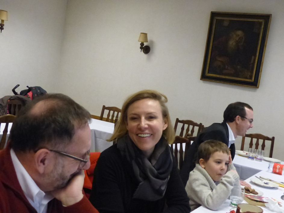 Repas partagé en famille