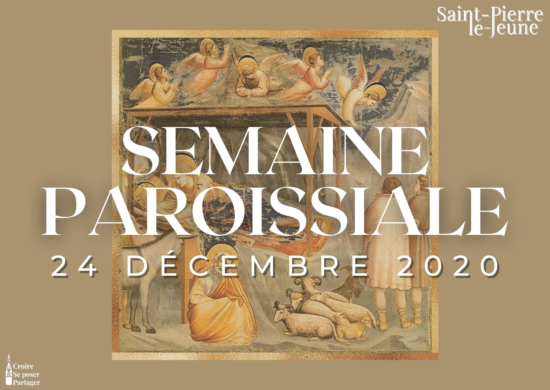Semaine paroissiale - 24 décembre 2020