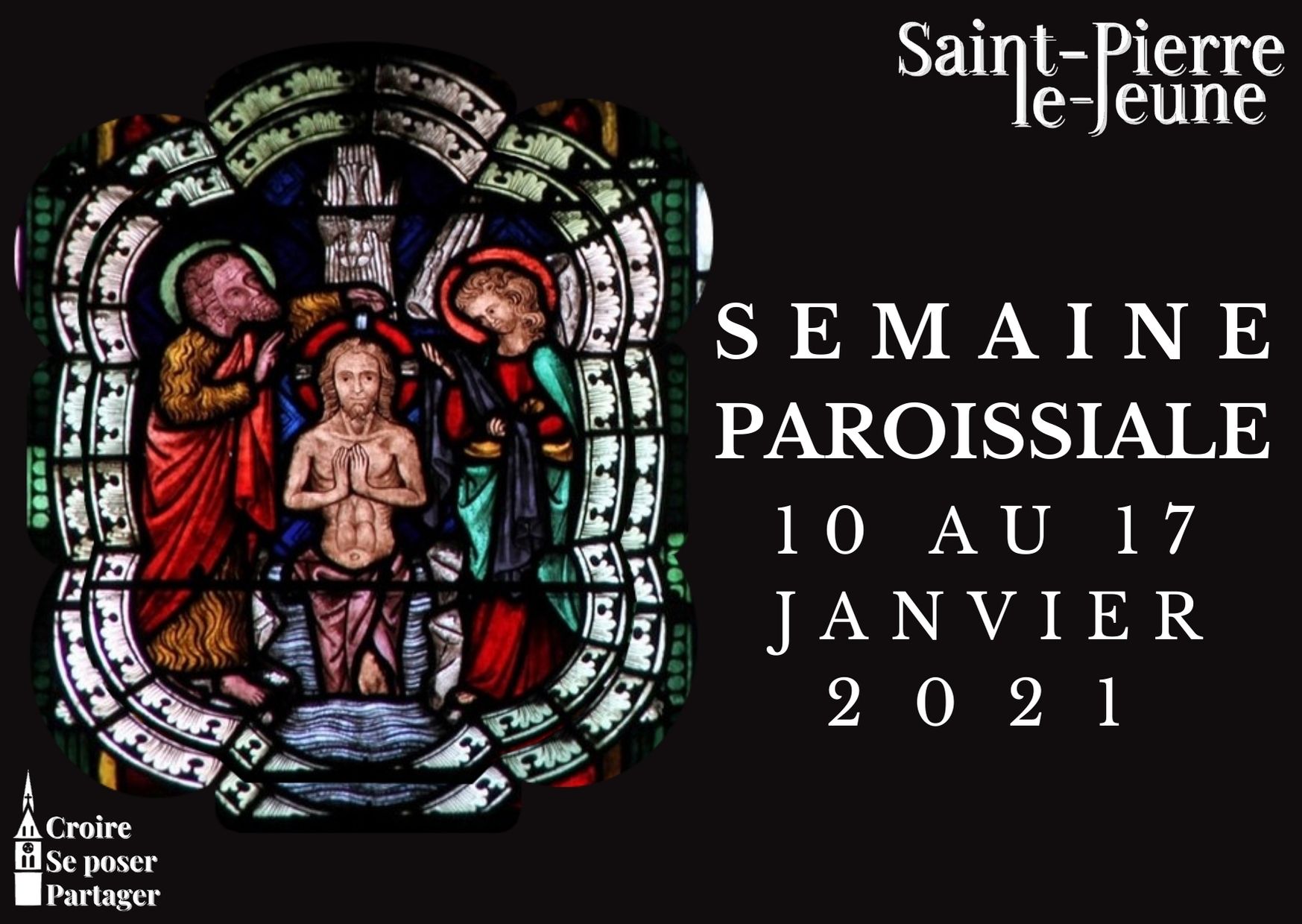 Semaine paroissiale - 10 janvier 2021