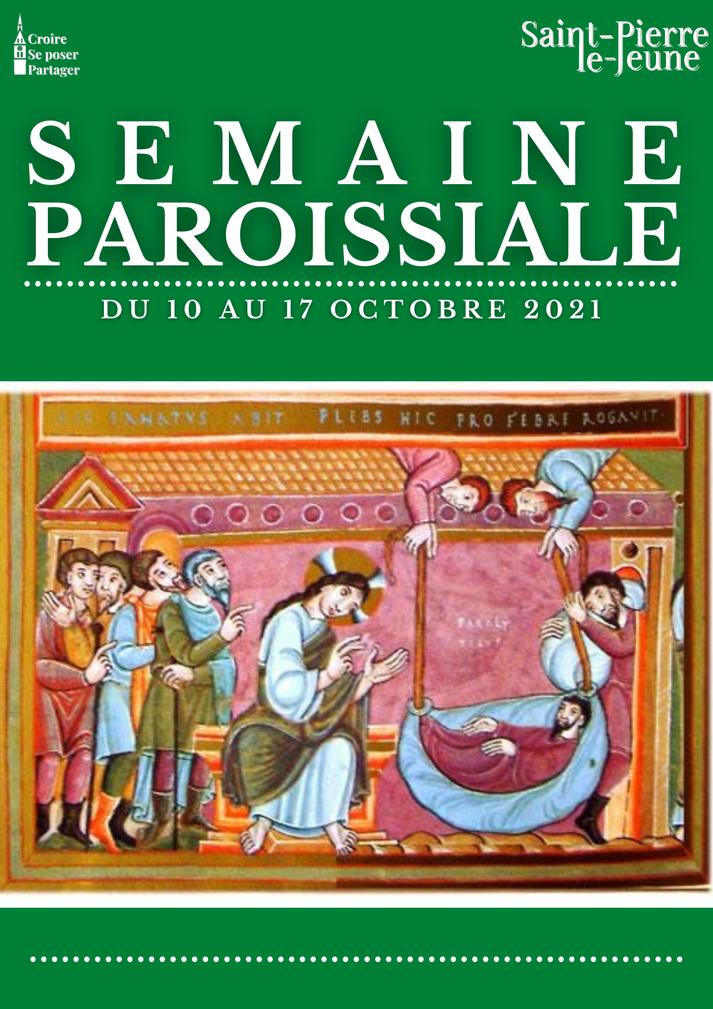 Semaine paroissiale - 10 octobre 2021