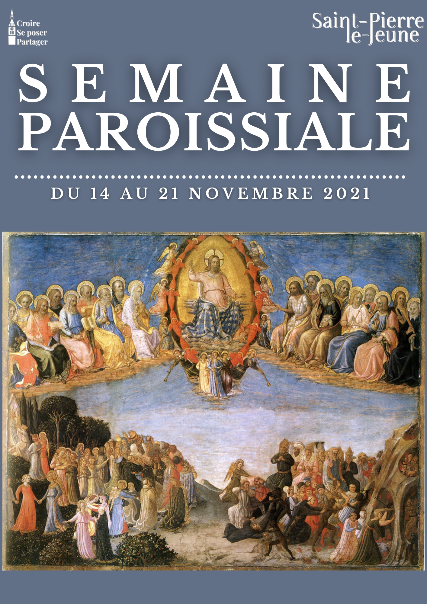 Semaine paroissiale - 14 novembre 2021