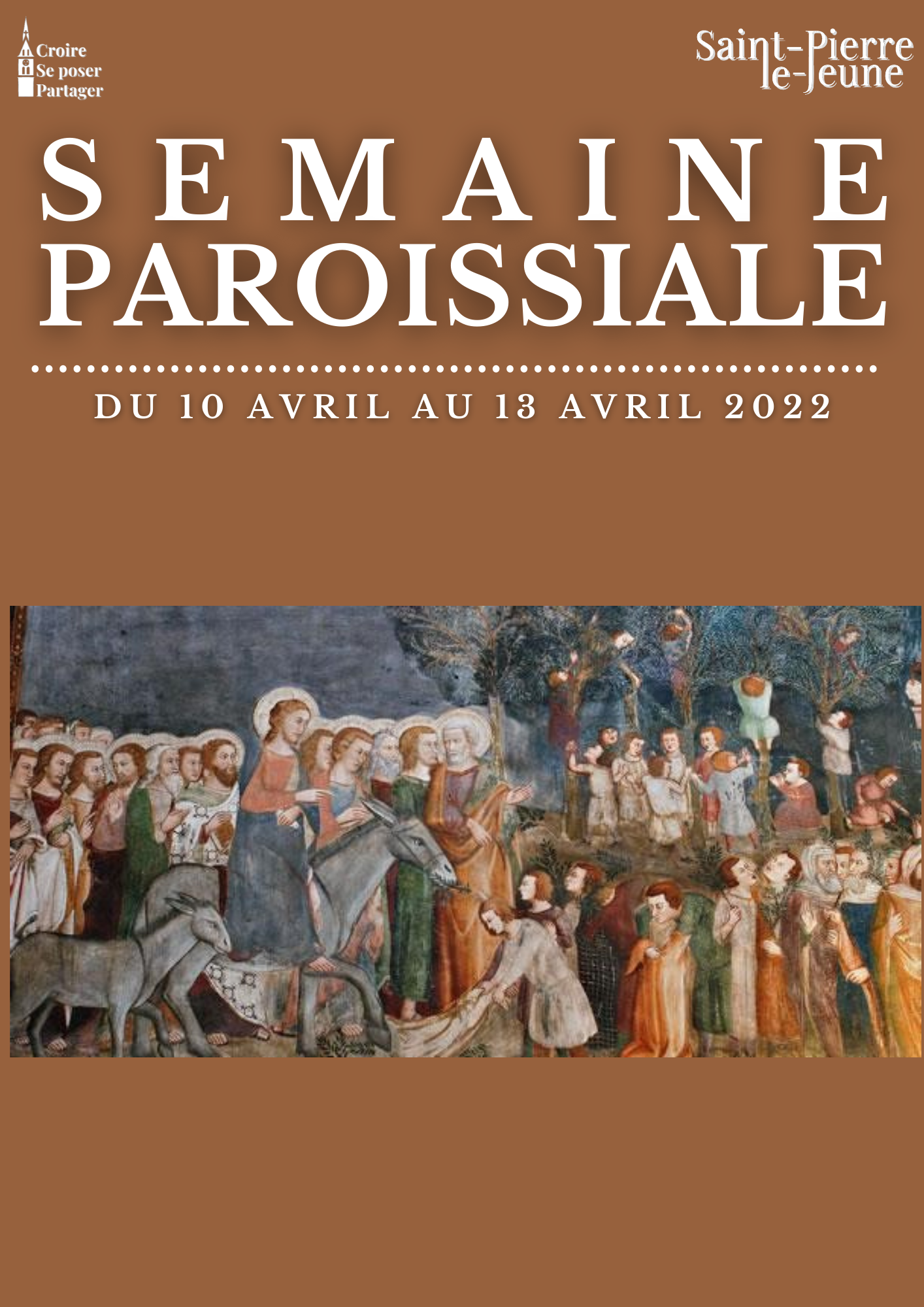 Semaine paroissiale - 10 avril 2022