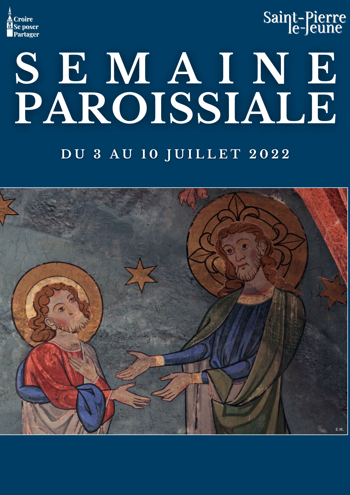 Semaine paroissiale - 3 juillet 2022