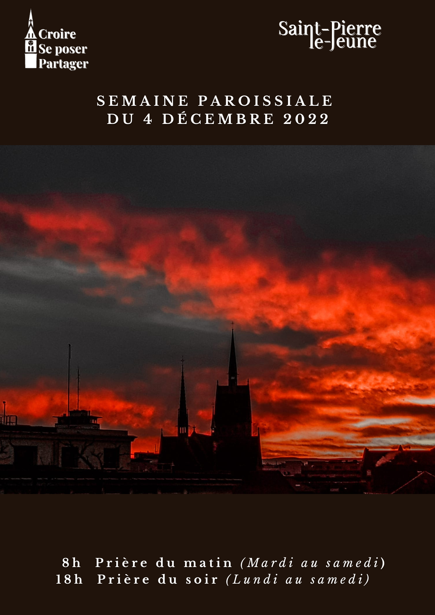 Semaine paroissiale - 4 décembre 2022 Semaine paroissiale - 4 décembre 2022