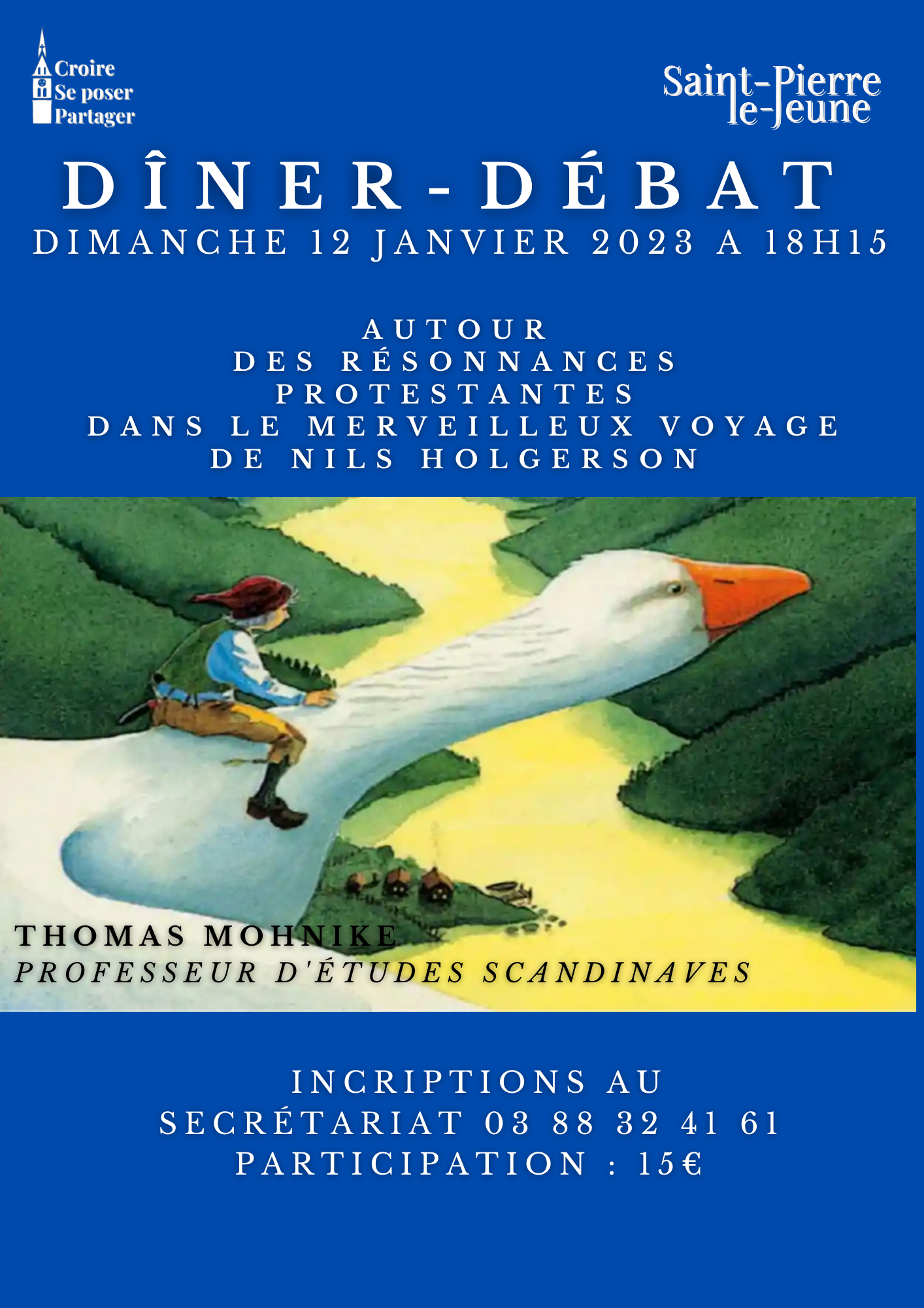 Dîner-débat - Dimanche 12 février 2023