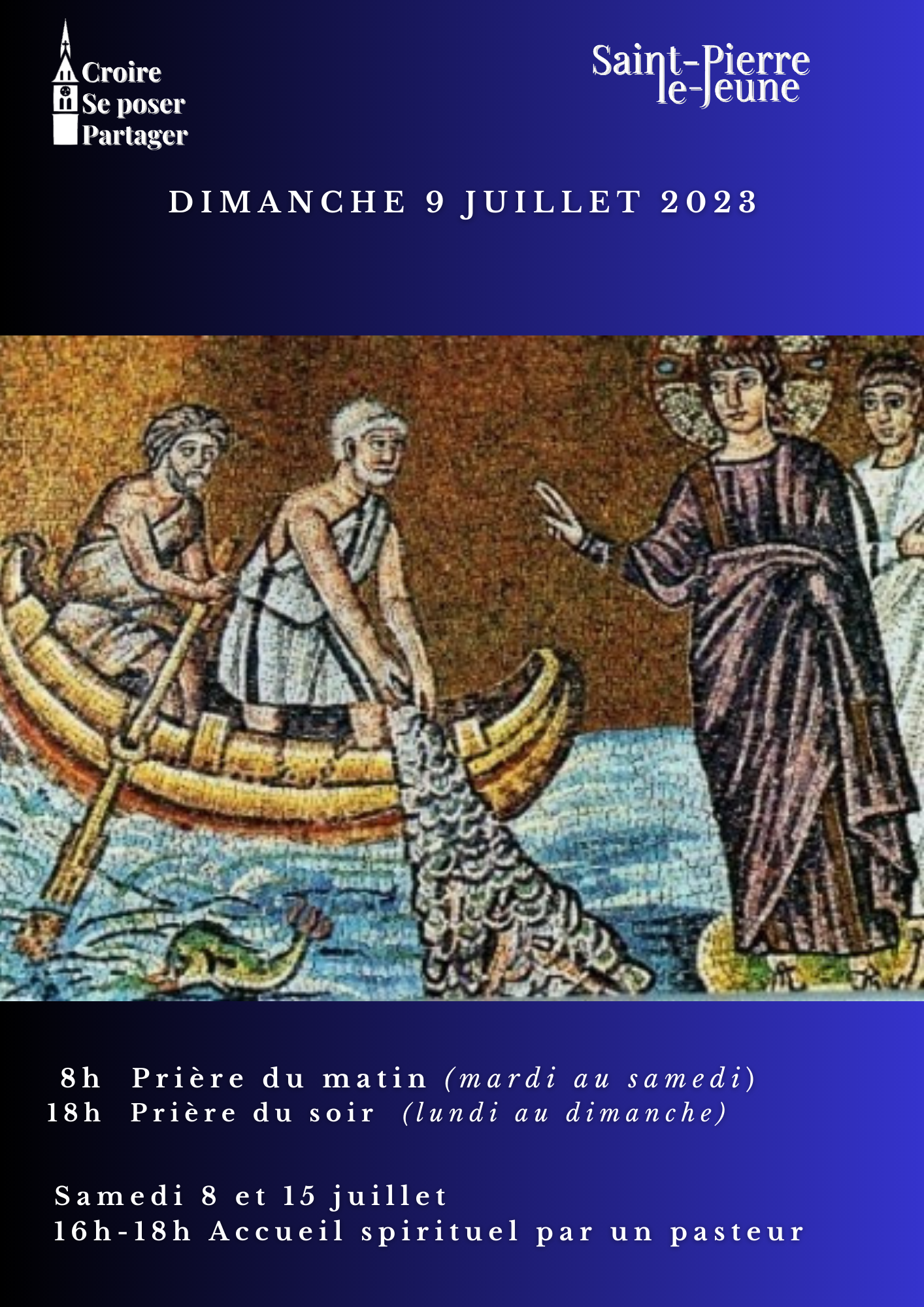 Semaine paroissiale - 9 juillet 2023