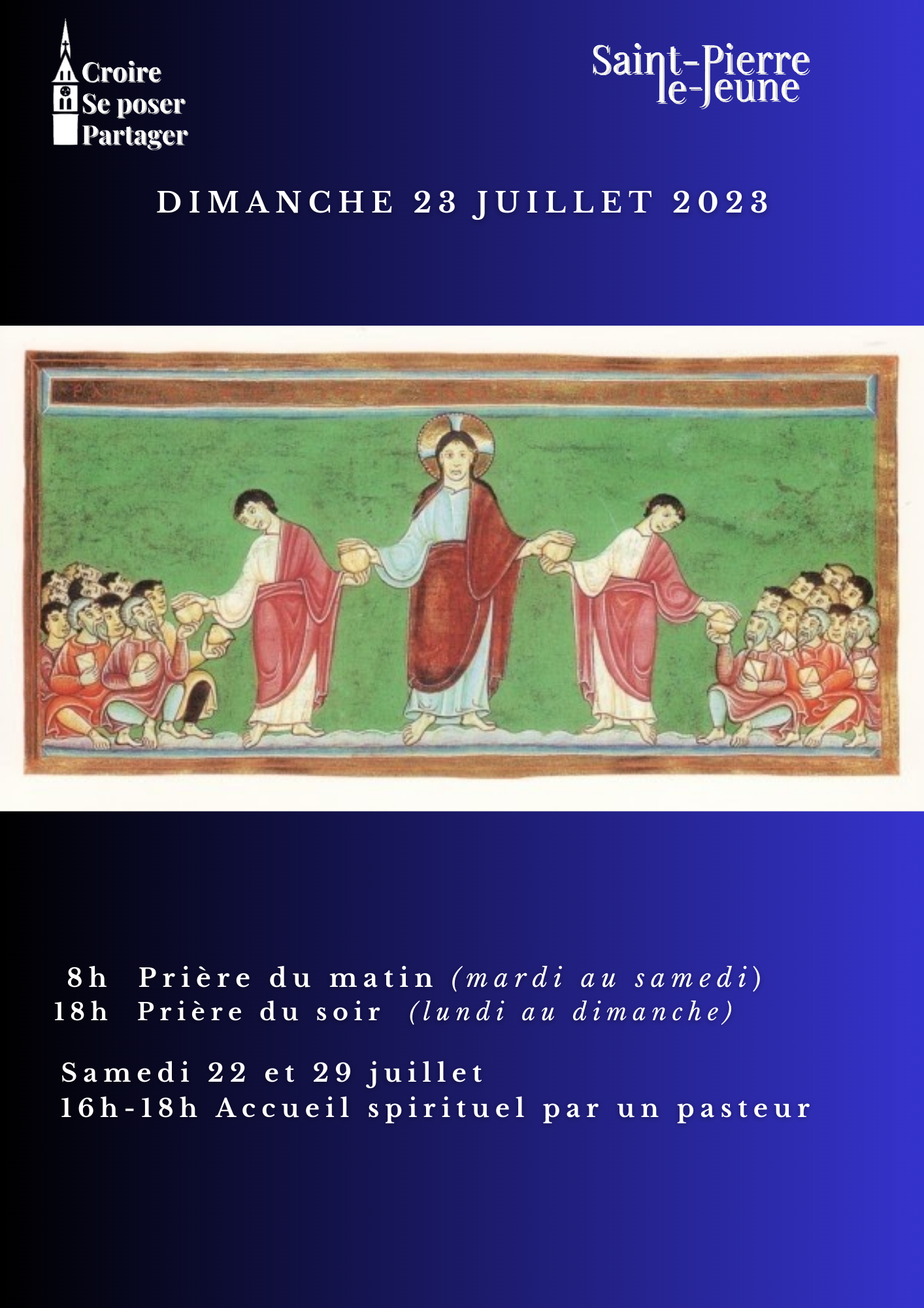 Semaine paroissiale - 23 juillet 2023