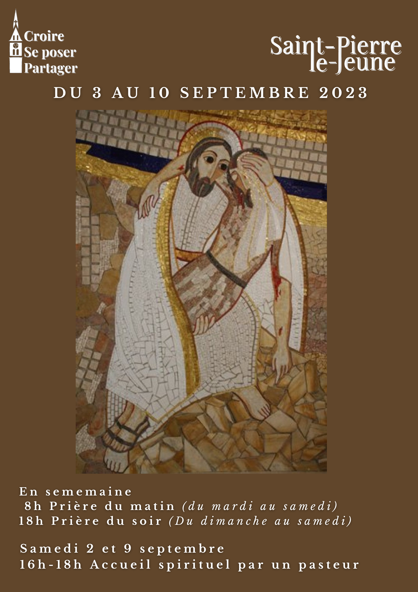 Semaine paroissiale  Du 3 au 10 septembre 2023