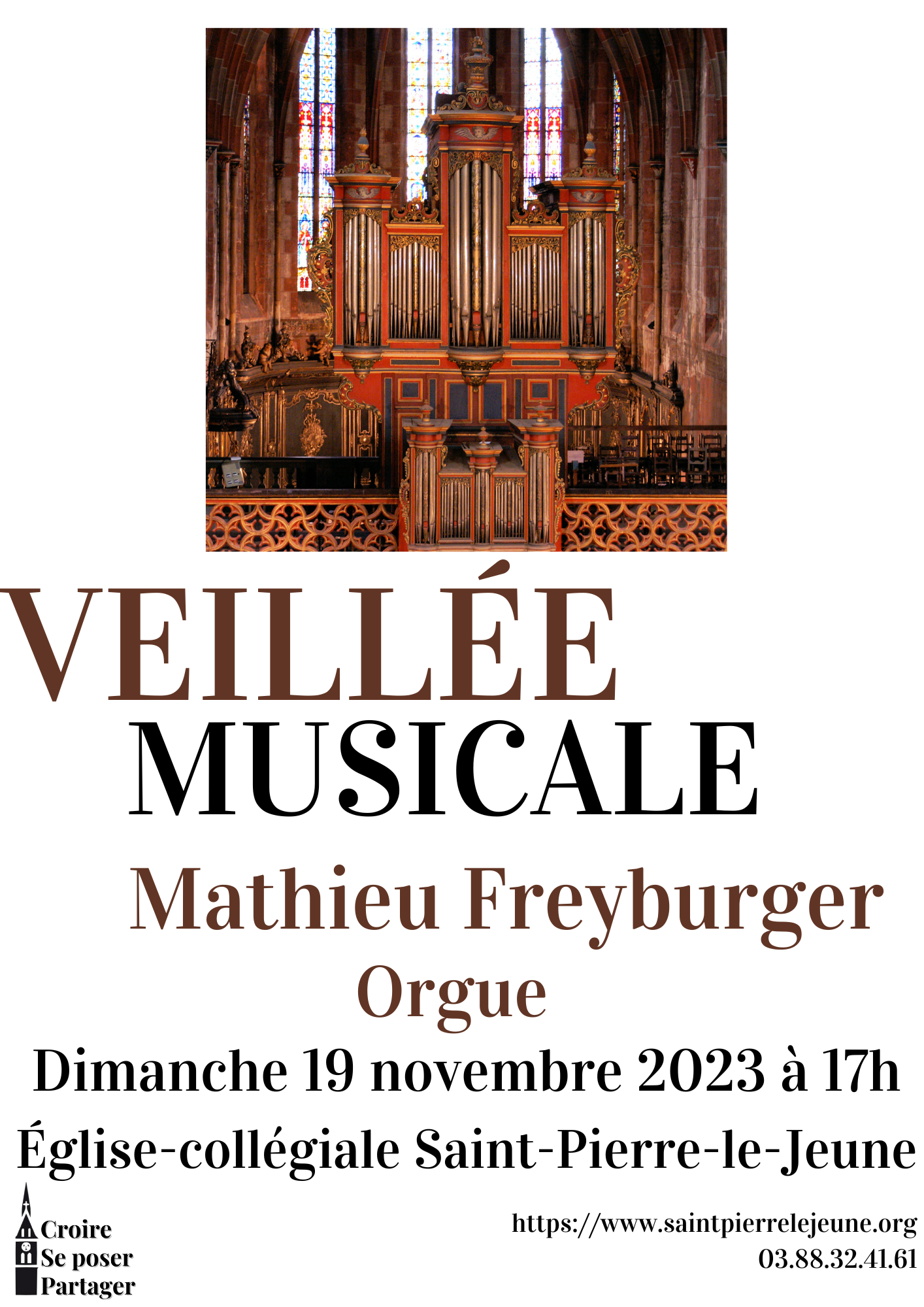 Veillée musicale - Mathieu Freyburger - Dimanche 19 novembre 2023 à 17h