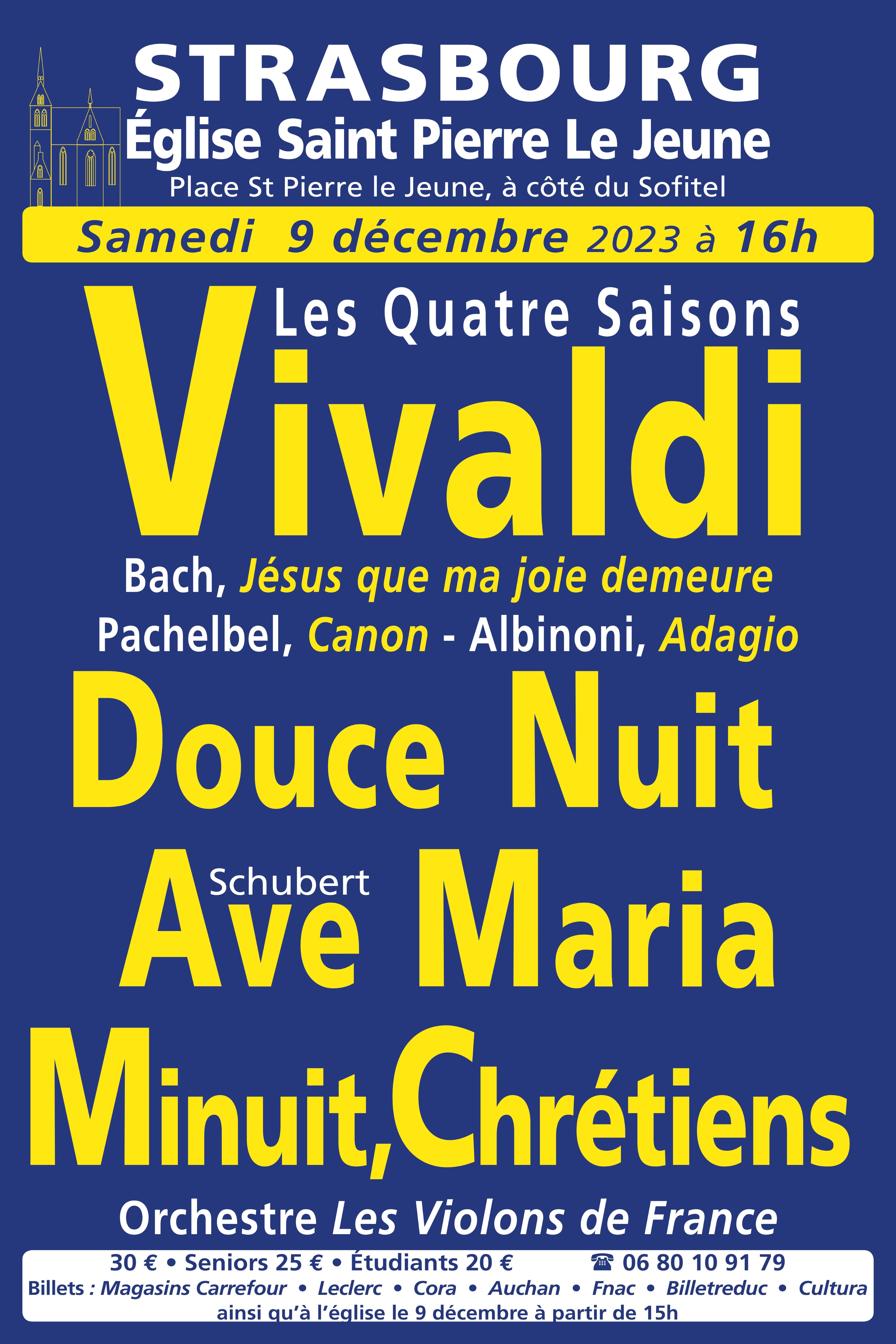 Les Violons de France - samedi 9 décembre à 16h