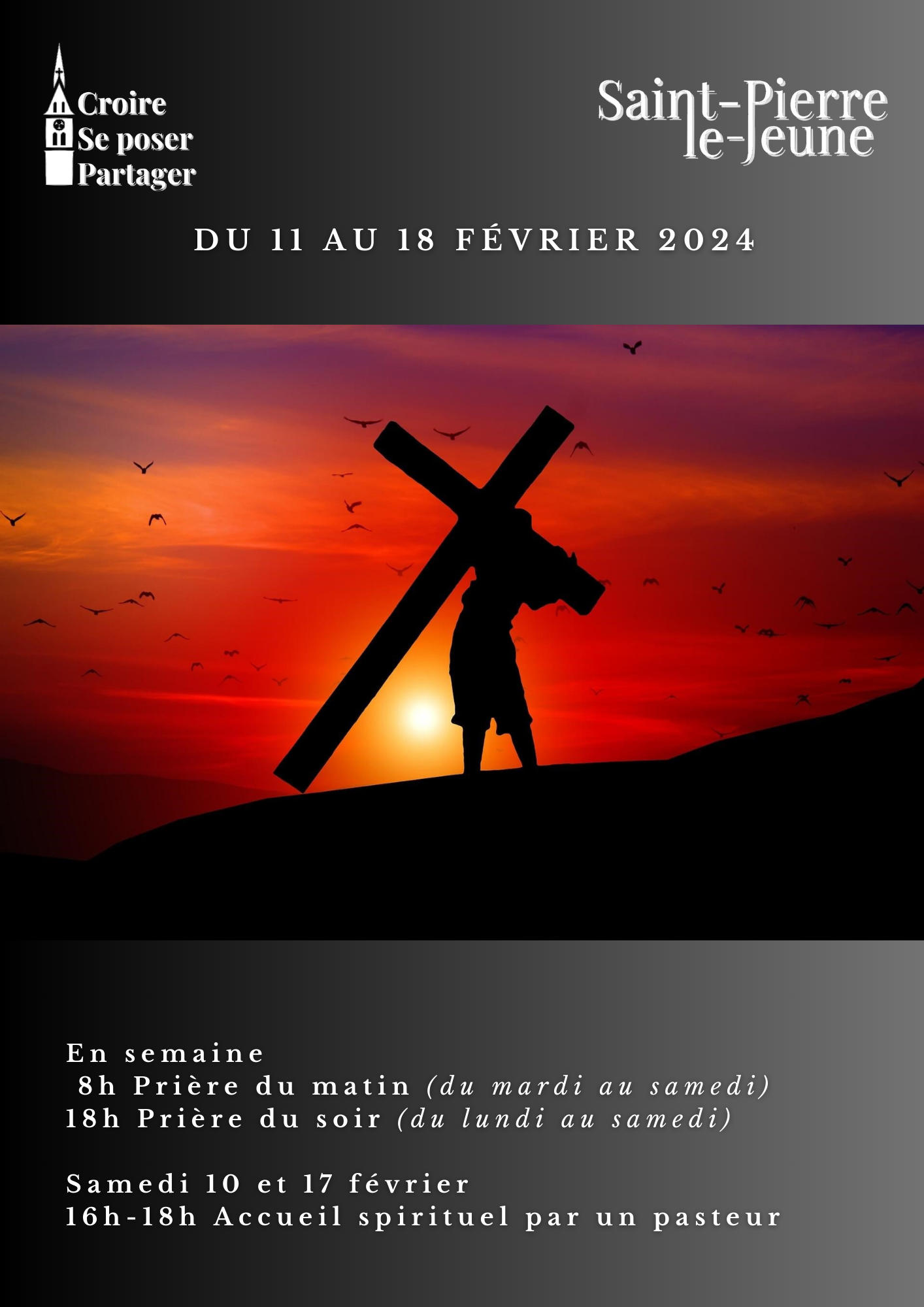 Semaine paroissiale - Du dimanche 11 au 18 février 2024 Semaine paroissiale - Du dimanche 11 au 18 février 2024