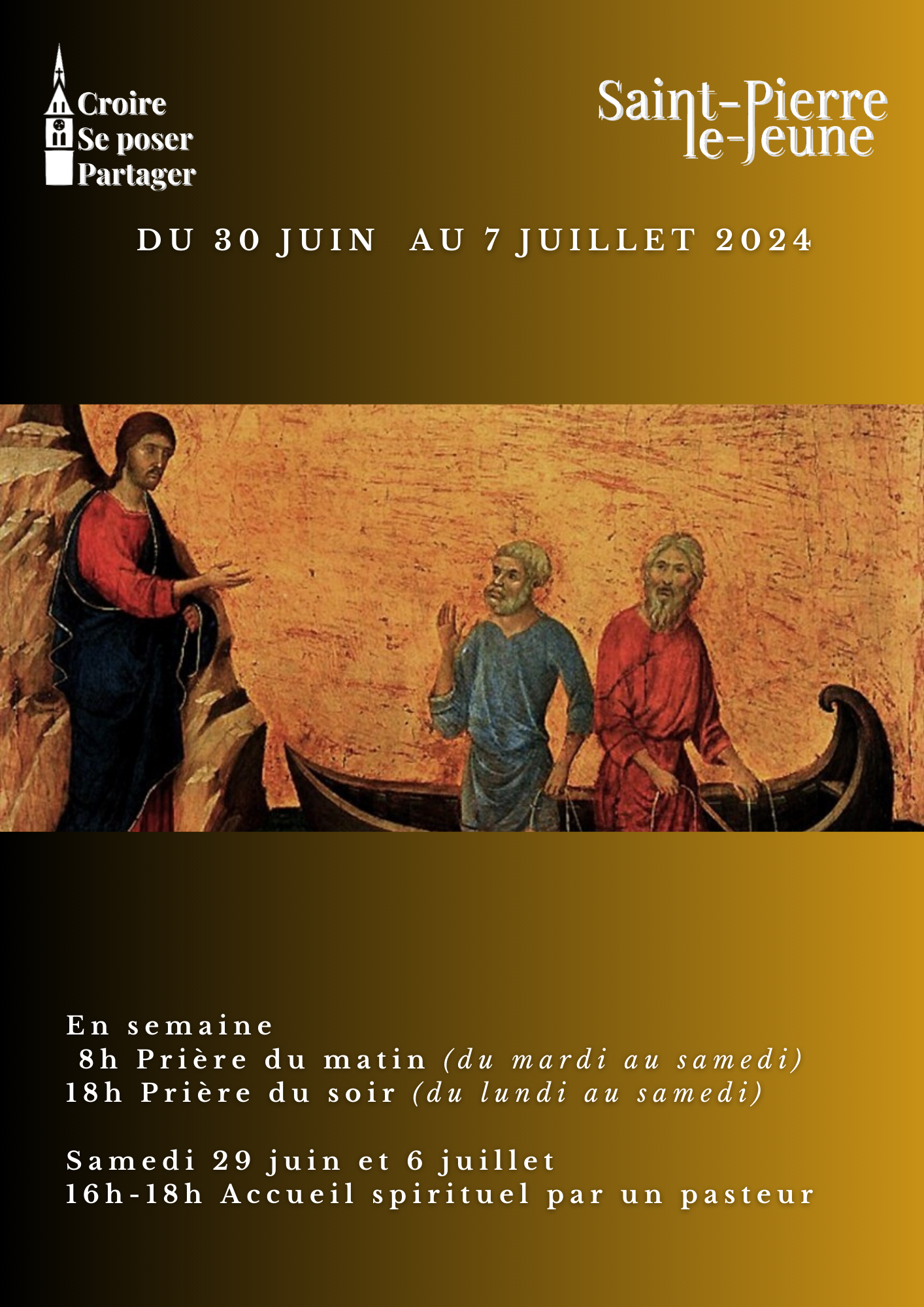 Semaine paroissiale - Du 30 juin au 7 juillet 2024