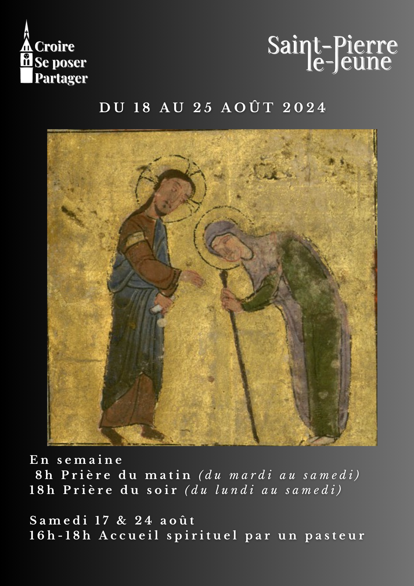 Semaine paroissiale - du  dimanche 18 au 25 août 2024 Semaine paroissiale - du  dimanche 18 au 25 août 2024