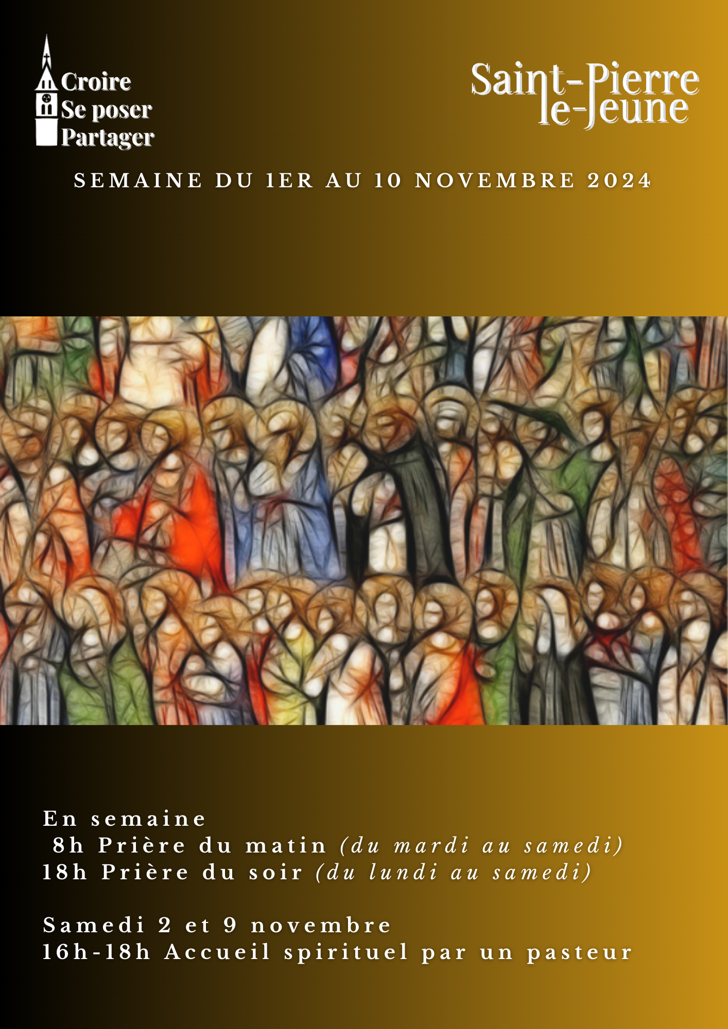 Semaine paroissiale - Du 1er novembre au dimanche 10 novembre 2024
