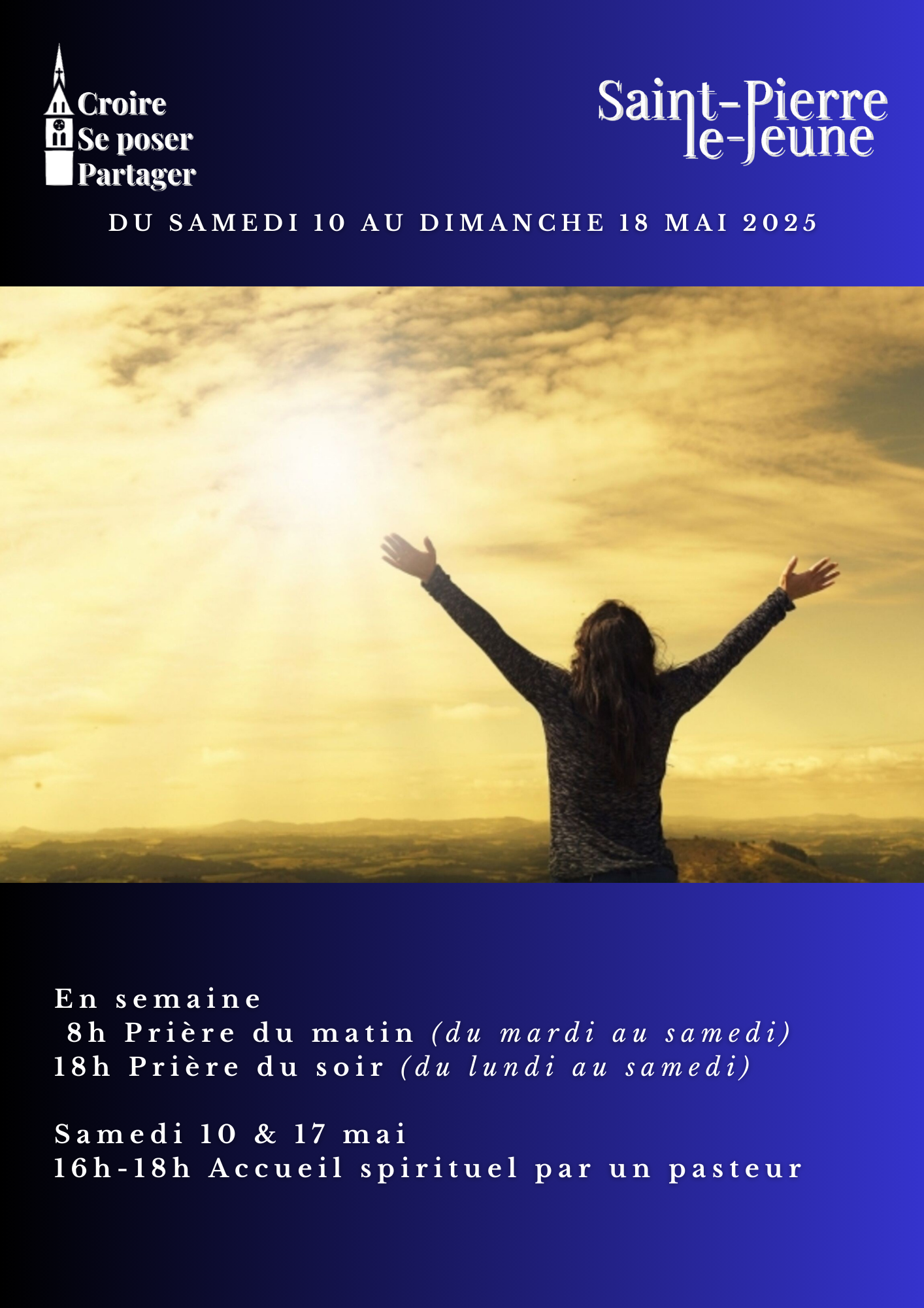 Semaine paroissiale - Du samedi 10 au dimanche 18 mai 2025