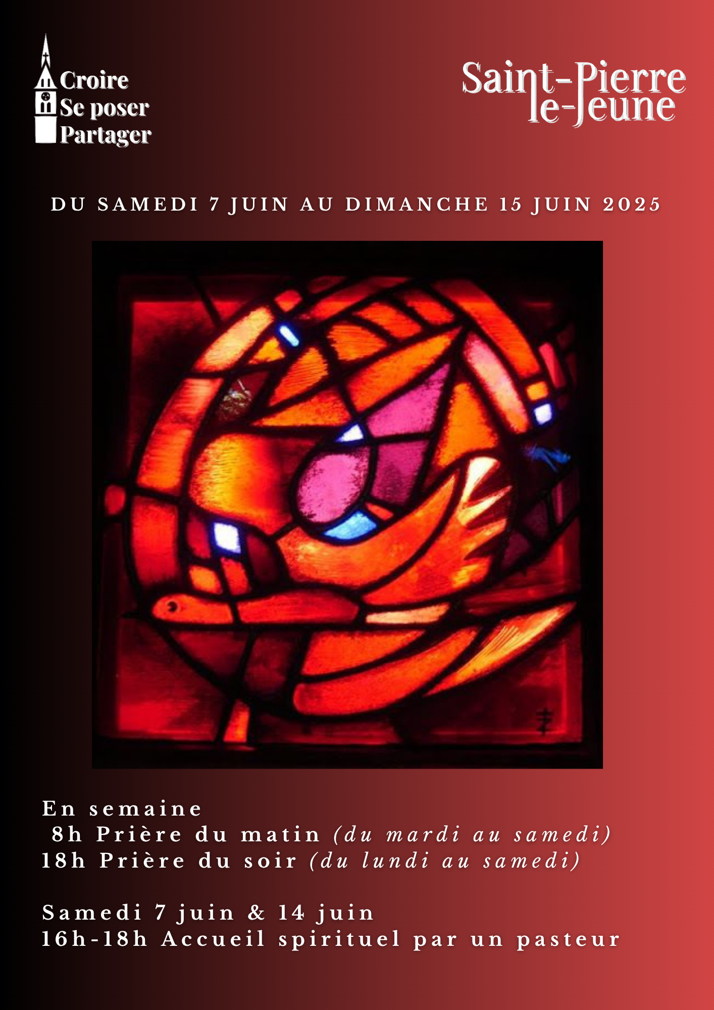 Semaine paroissiale - Du samedi 7 au dimanche 15 juin 2025 Semaine paroissiale - Du samedi 7 au dimanche 15 juin 2025