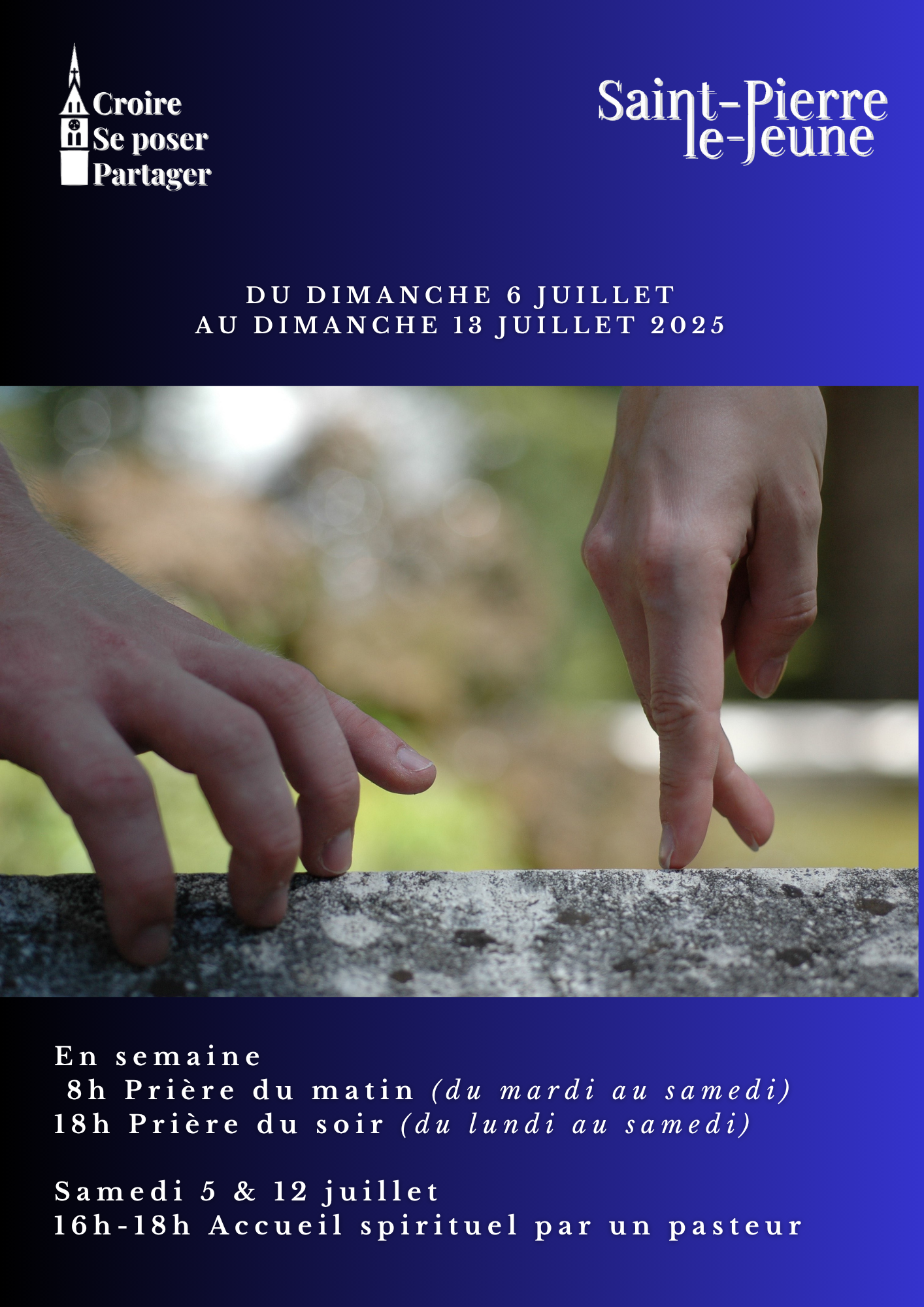 Semaine paroissiale - Du samedi 5 au dimanche 13 juillet 2025