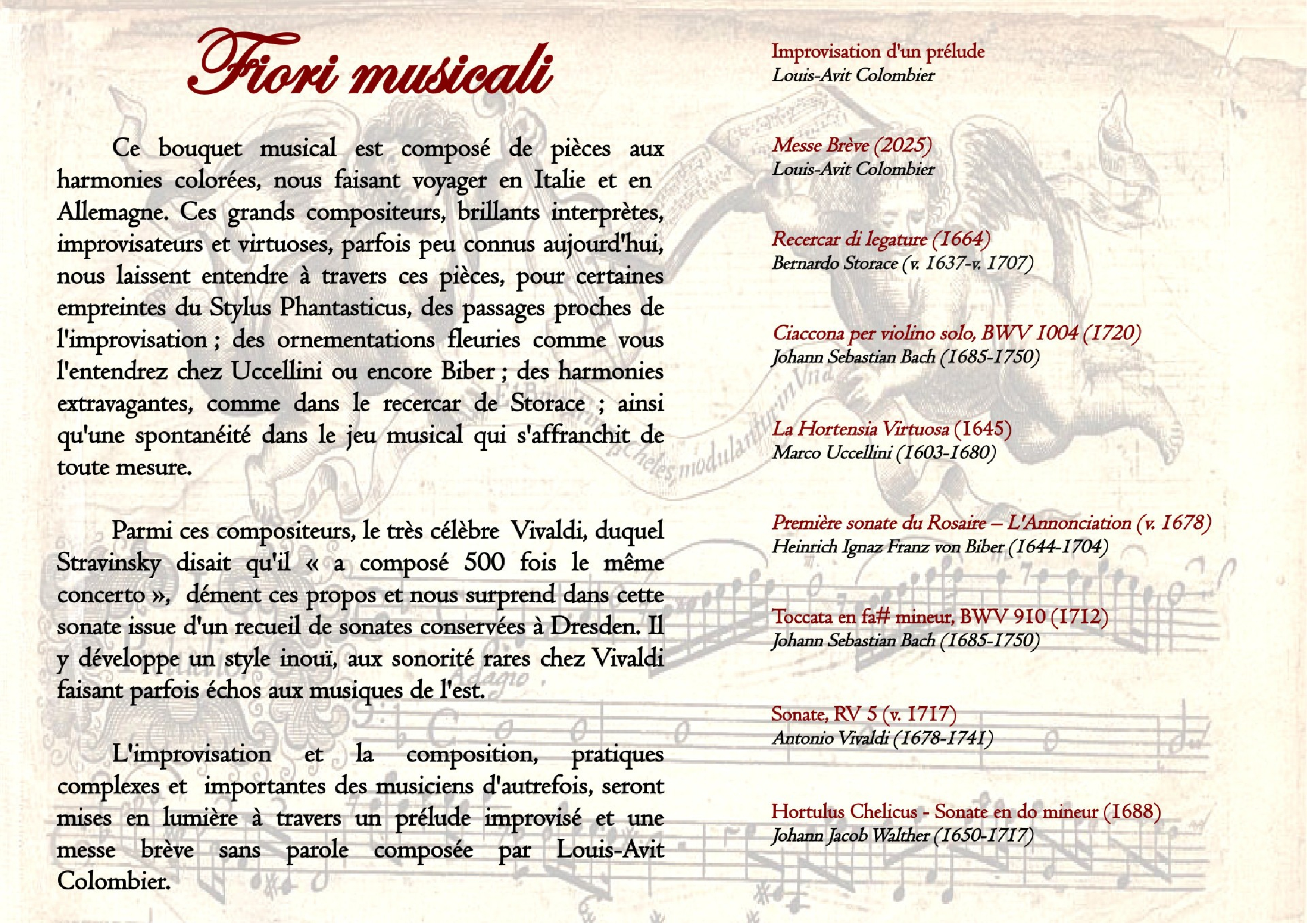 Concert Paeludium - Samedi 25 octobre 2025 à 19h