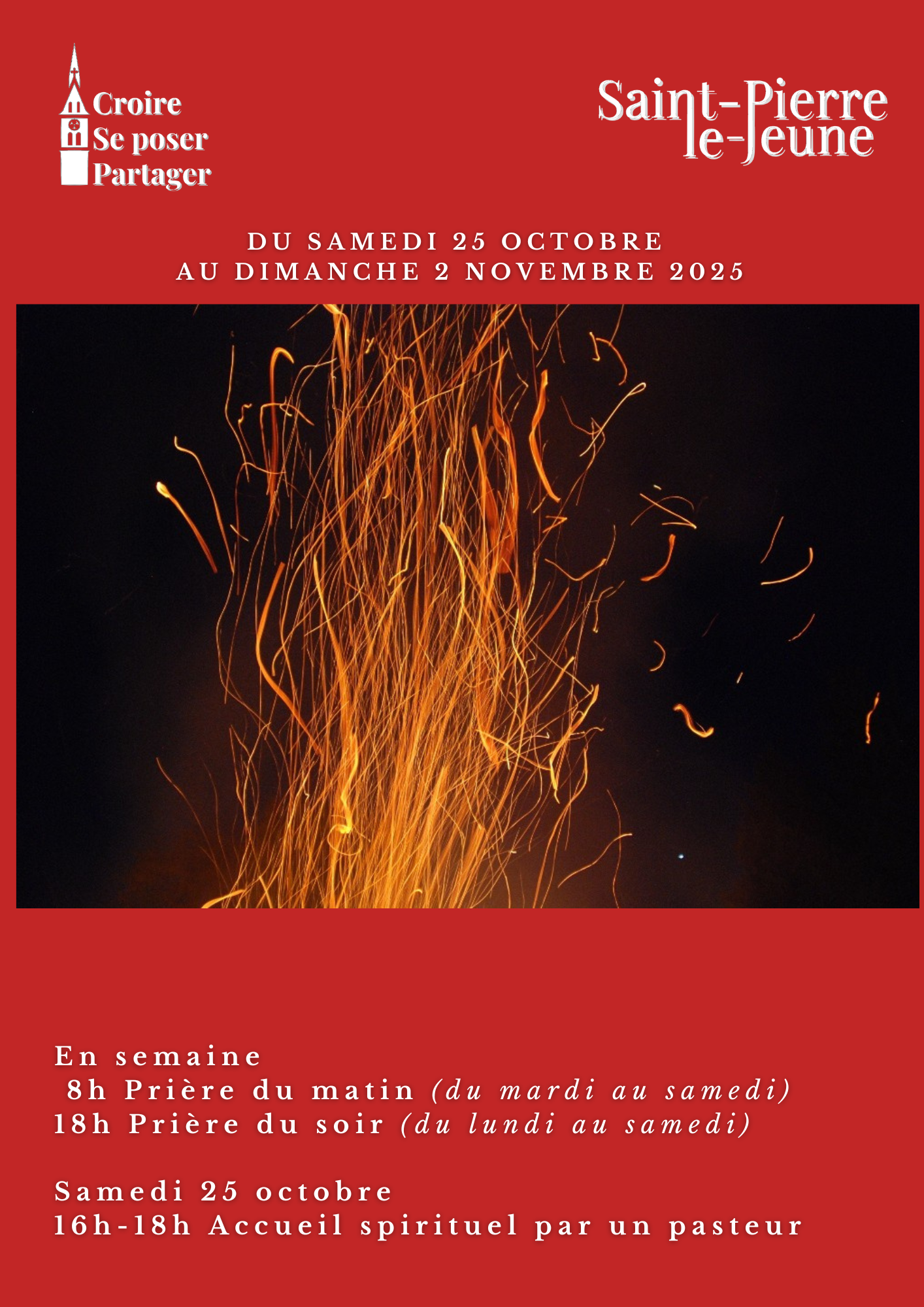 Semaine paroissiale Du Samedi 25 au Dimanche 2 novembre 2025