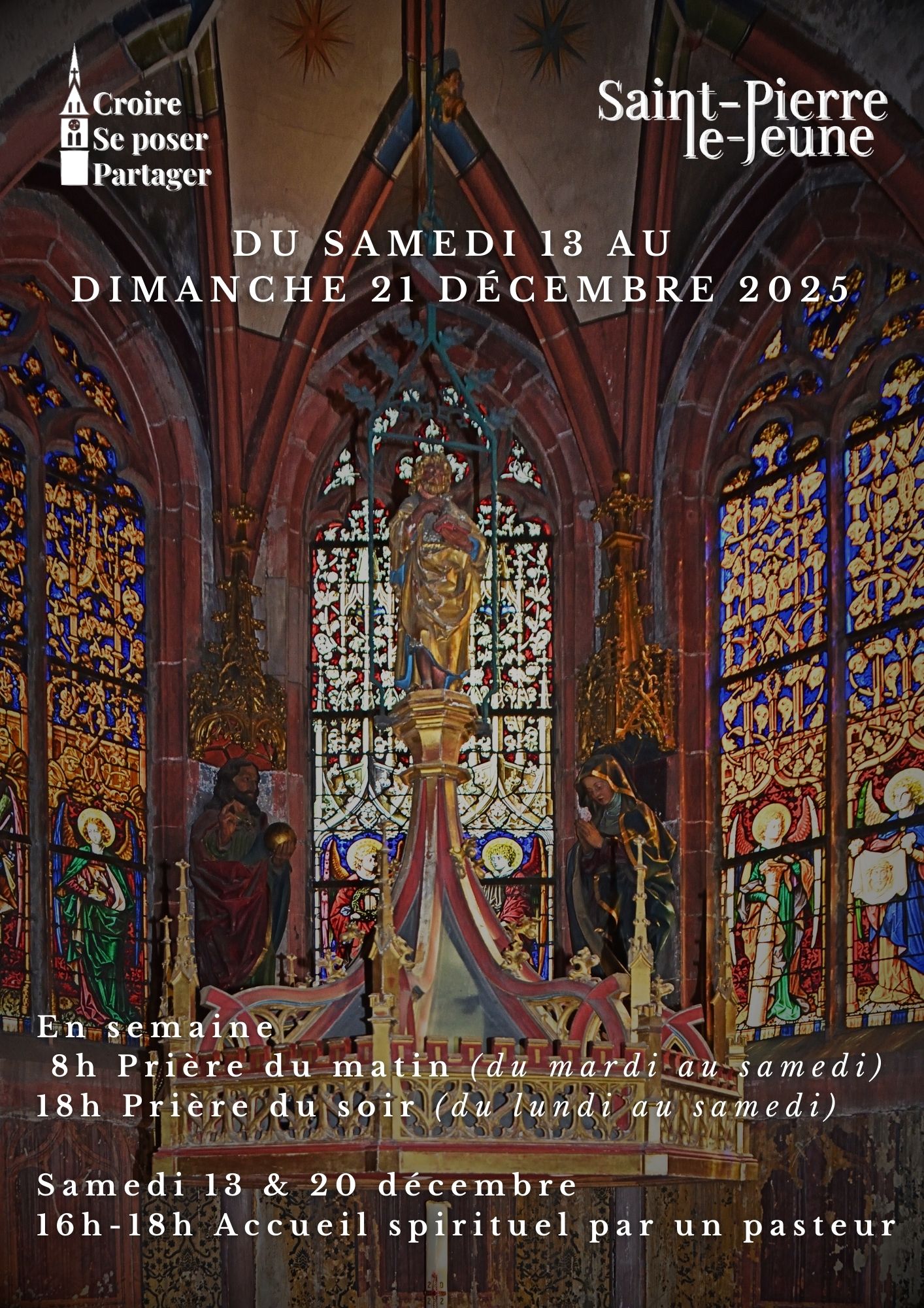 Semaine paroissiale - Du dimanche 14 au dimanche 21 décembre 2025
