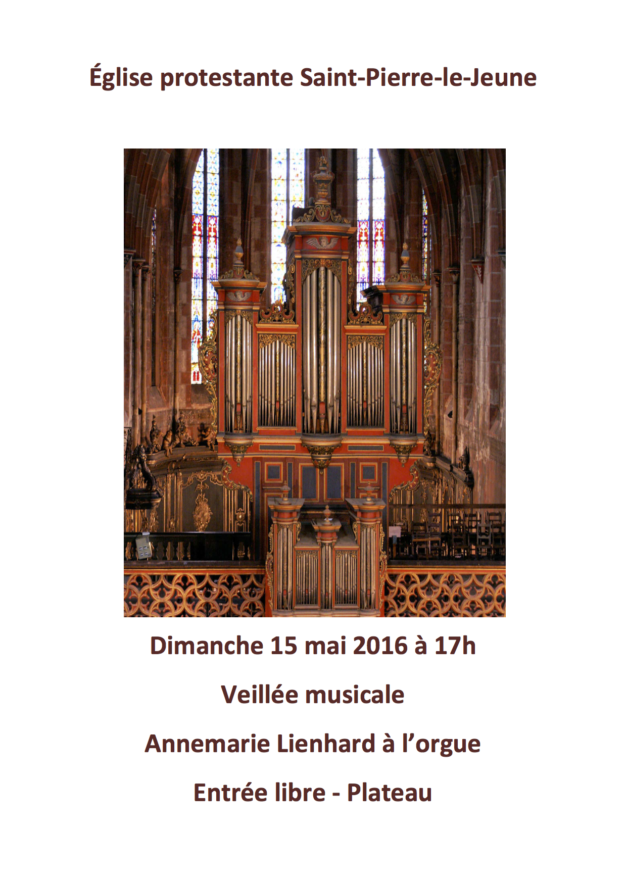 La semaine paroissiale - 15 mai 2016