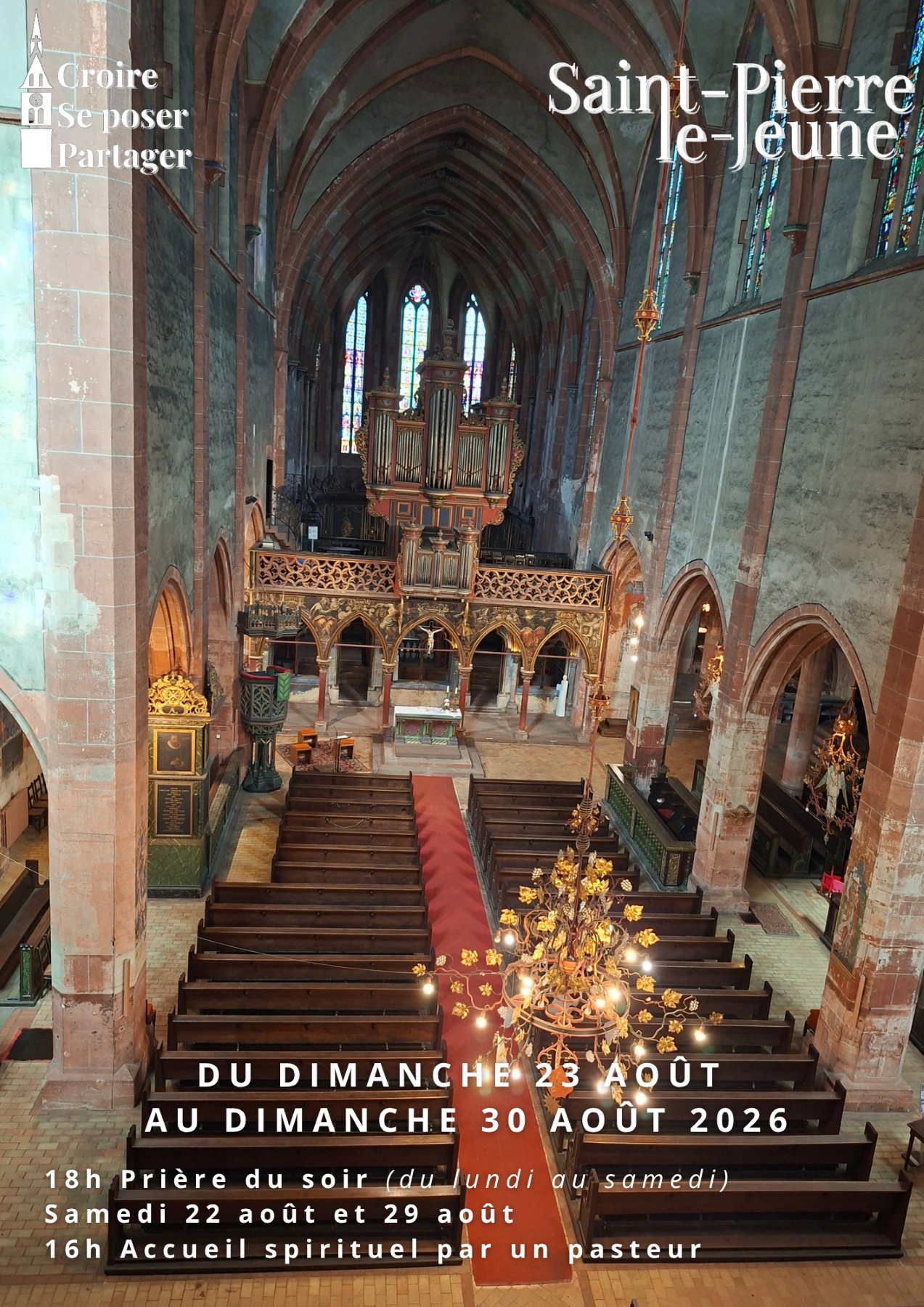 Semaine paroissiale - Du samedi 22 août au dimanche 30 août 2026