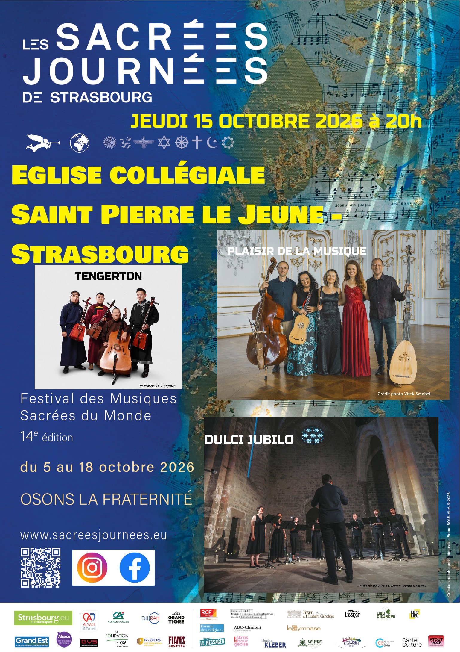 Concert sacrées journées - 15 octobre 2026