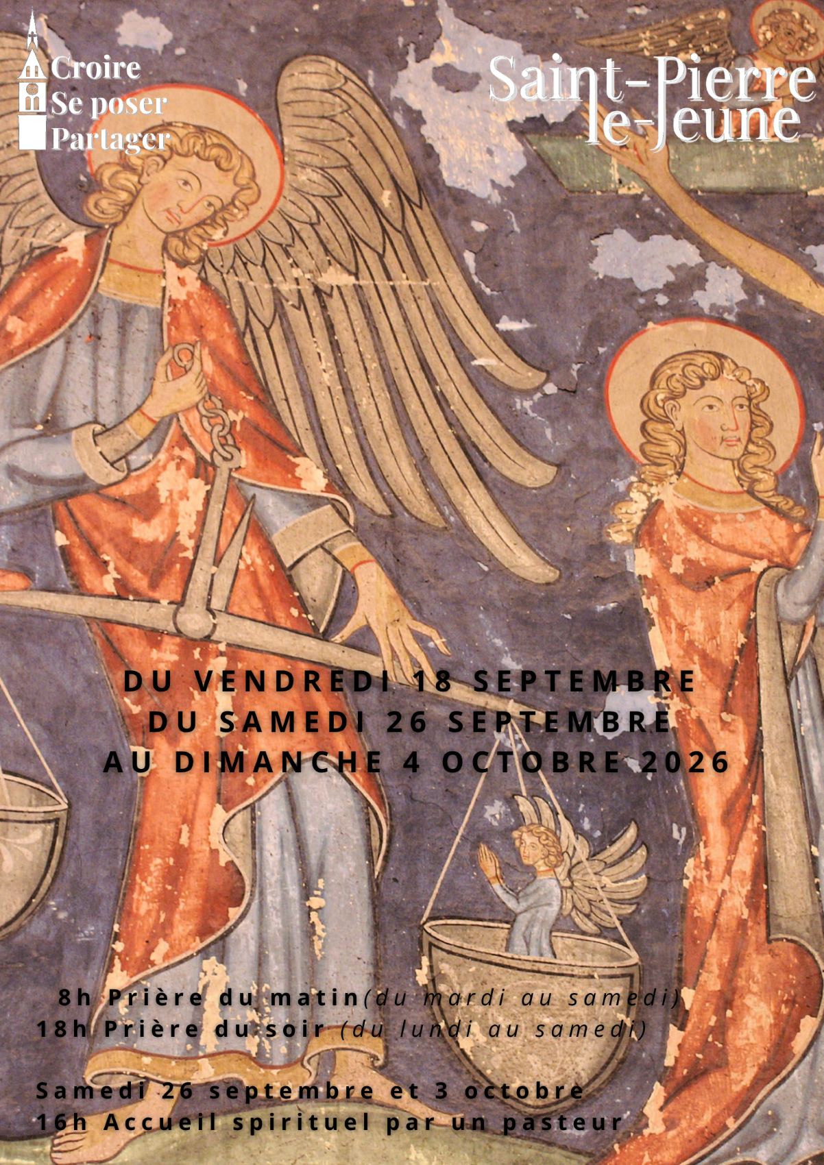 Semaine paroissiale - Du samedi 26 septembre au dimanche 4 octobre 2026
