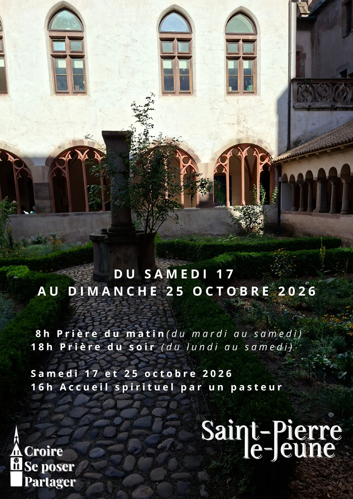 Semaine paroissiale - Du samedi 17 au dimanche 25 octobre 2026