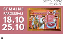Semaine paroissiale - 18 octobre 2020 Semaine paroissiale - 18 octobre 2020