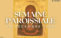 Semaine paroissiale - 20 décembre 2020