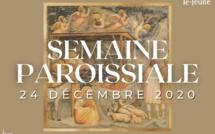 Semaine paroissiale - 24 décembre 2020