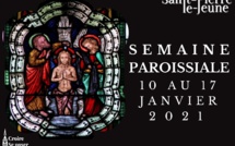 Semaine paroissiale - 10 janvier 2021