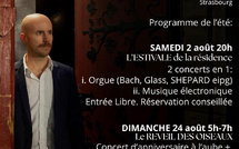 Concert orgue &amp; musique électronique - Samedi 2 août 2025 à 20h