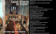 Journées du patrimoine à Saint-Pierre-le-Jeune du vendredi 18 au dimanche 20 septembre 2026